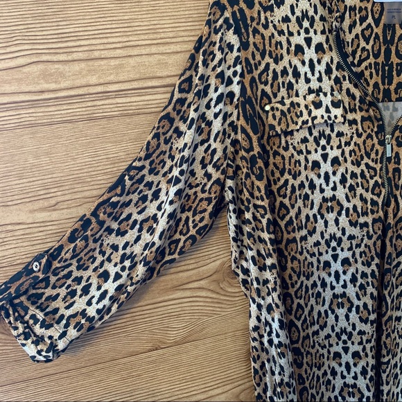 NYGARD LEOPARD CHEETAH TUNIC WILD ANIMAL PRINT LP - Picture 11 of 11